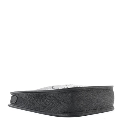 Hermes Taurillon Clemence Evelyne TPM Black 4 of 10