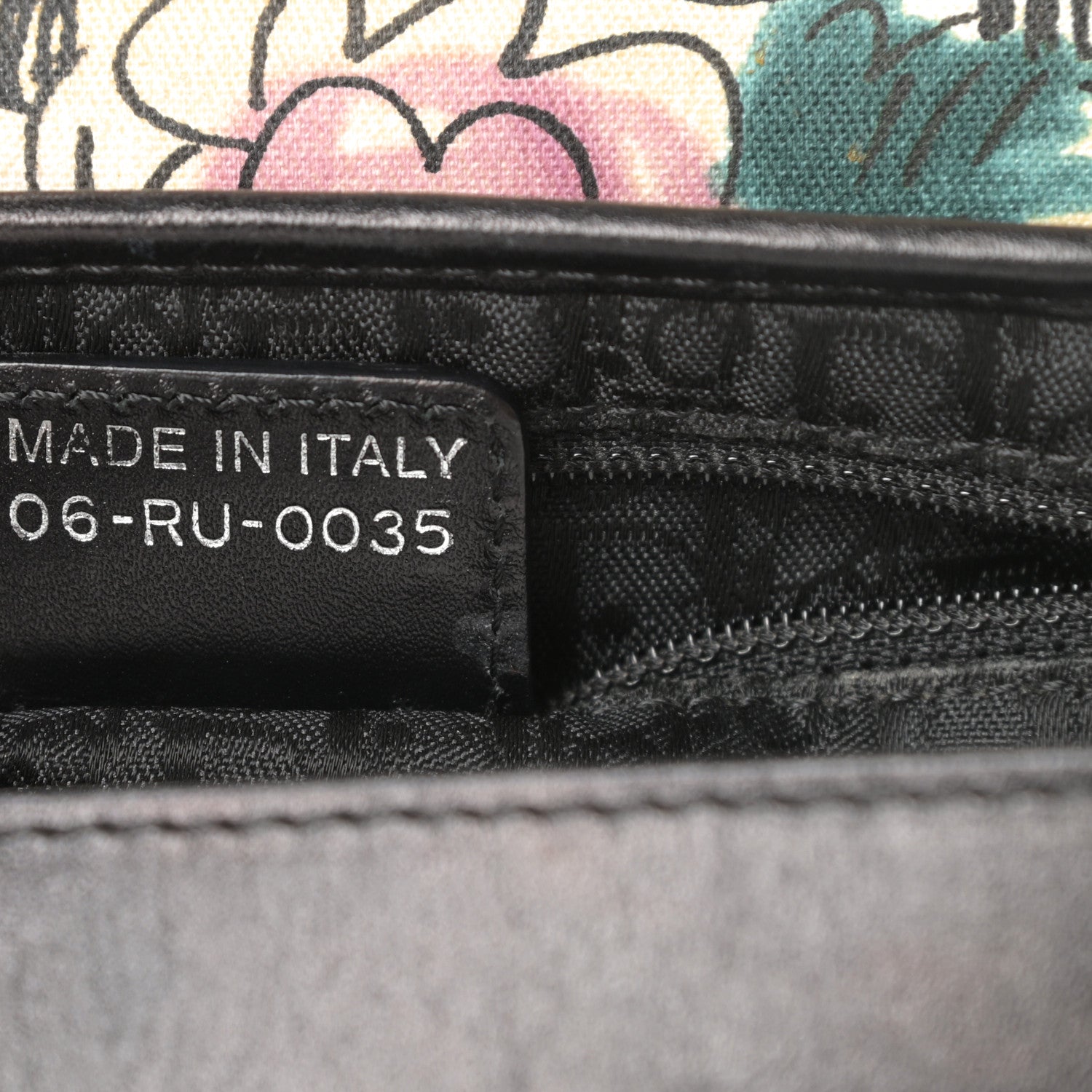Christian Dior Canvas Paris 50s Saddle Bag Multicolor 7 of 11