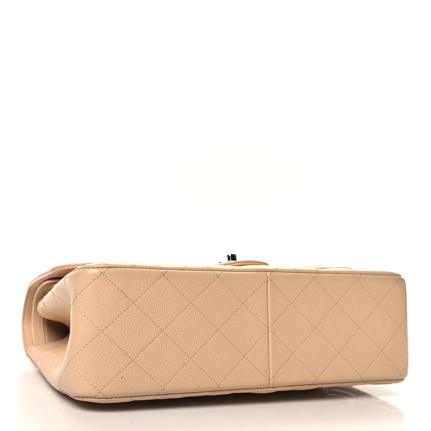 Chanel Caviar Quilted Jumbo Double Flap Beige Clair 4 of 13