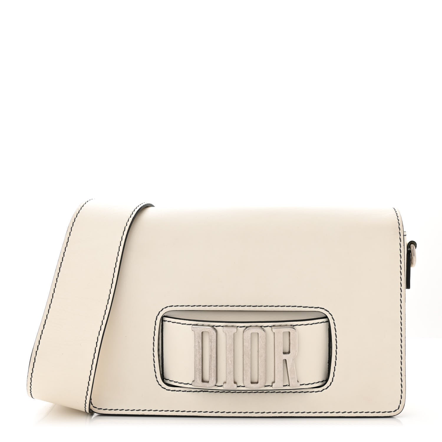 Christian Dior Smooth Calfskin Dio(r)evolution Flap Bag Off White 1 of 18