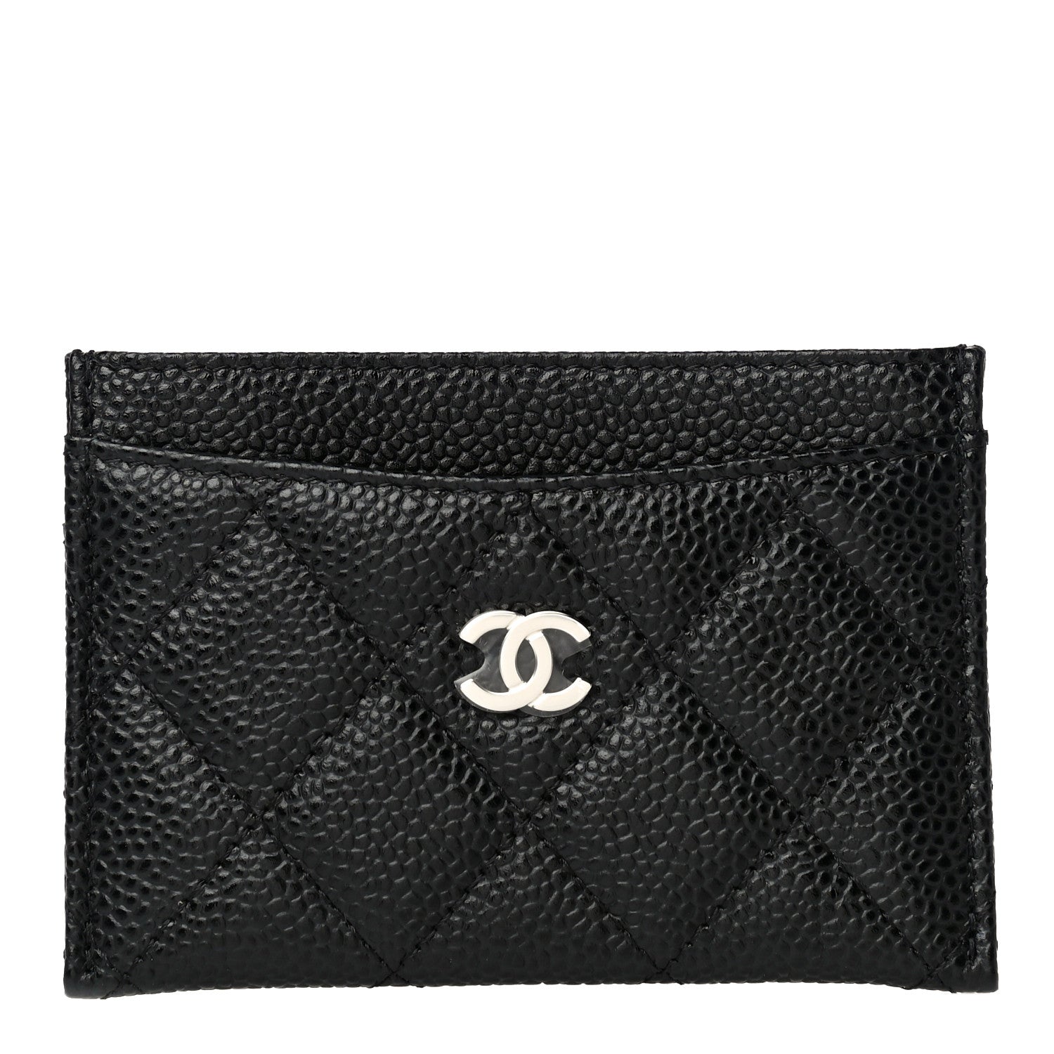 Chanel Caviar Quilted Card Holder Black 1 of 12