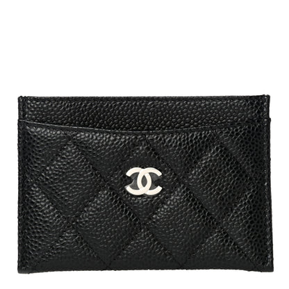 Chanel Caviar Quilted Card Holder Black 1 of 12