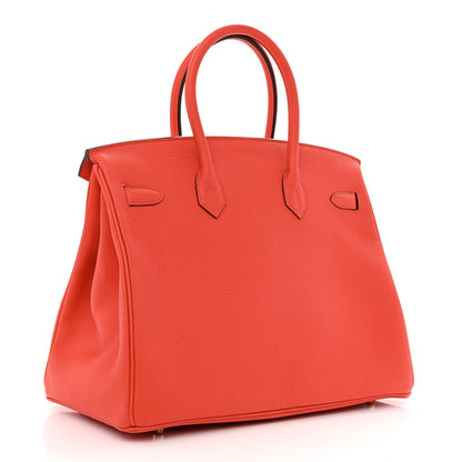 Hermes Togo Birkin 35 Capucine 3 of 10