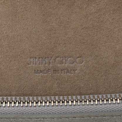 Jimmy Choo Glitter Emmie Clutch Silver 6 of 14