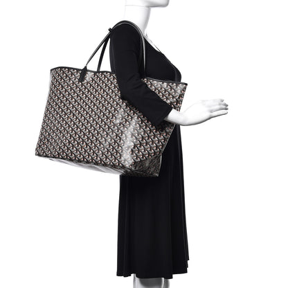 Goyard Goyardine Saint Louis Claire Voie GM Black Pink 2 of 9