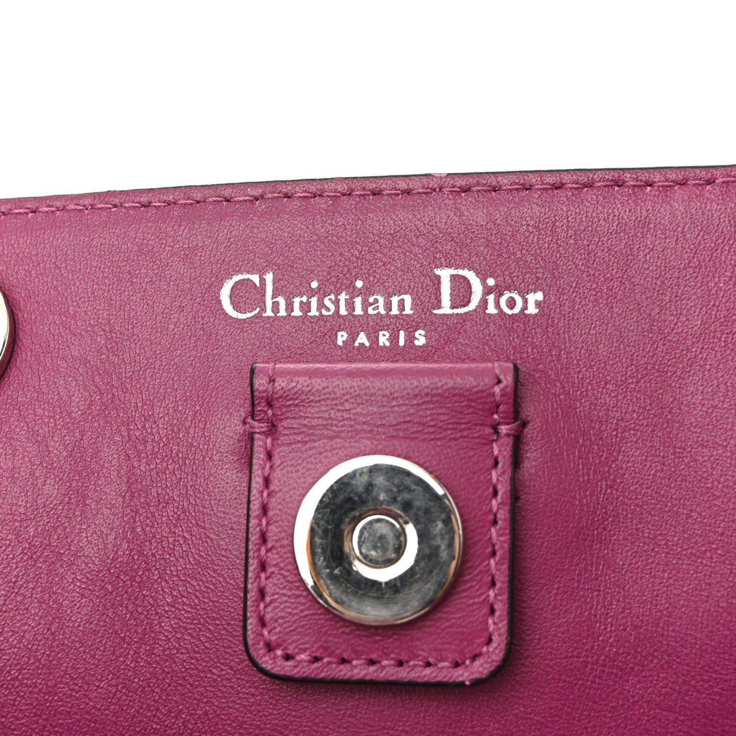 Christian Dior Bullcalf Medium Diorissimo Tote Black Rose Indien 6 of 14