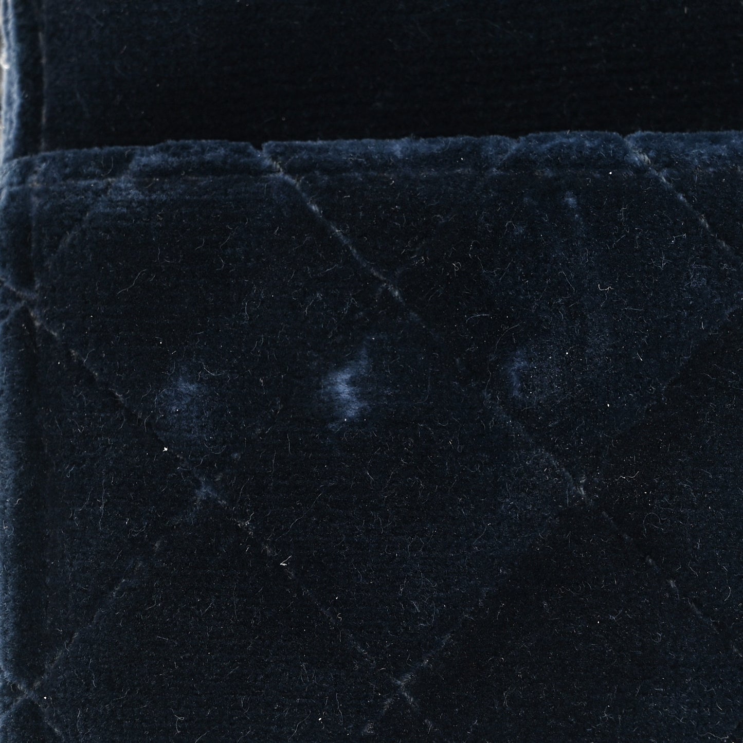 Velvet Quilted Boy Wallet On Chain WOC Blue