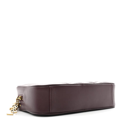 Saint Laurent Lambskin Quilted Mini Camera Bag Hot Wine 4 of 11