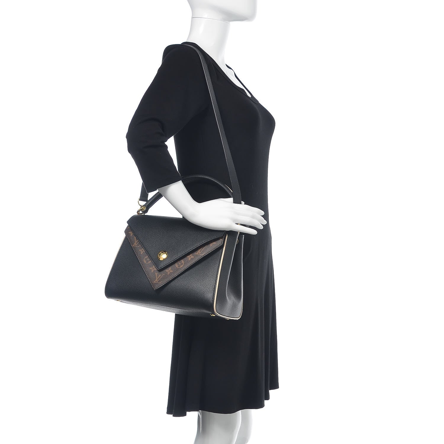 Louis Vuitton Monogram Double V Black 2 of 8