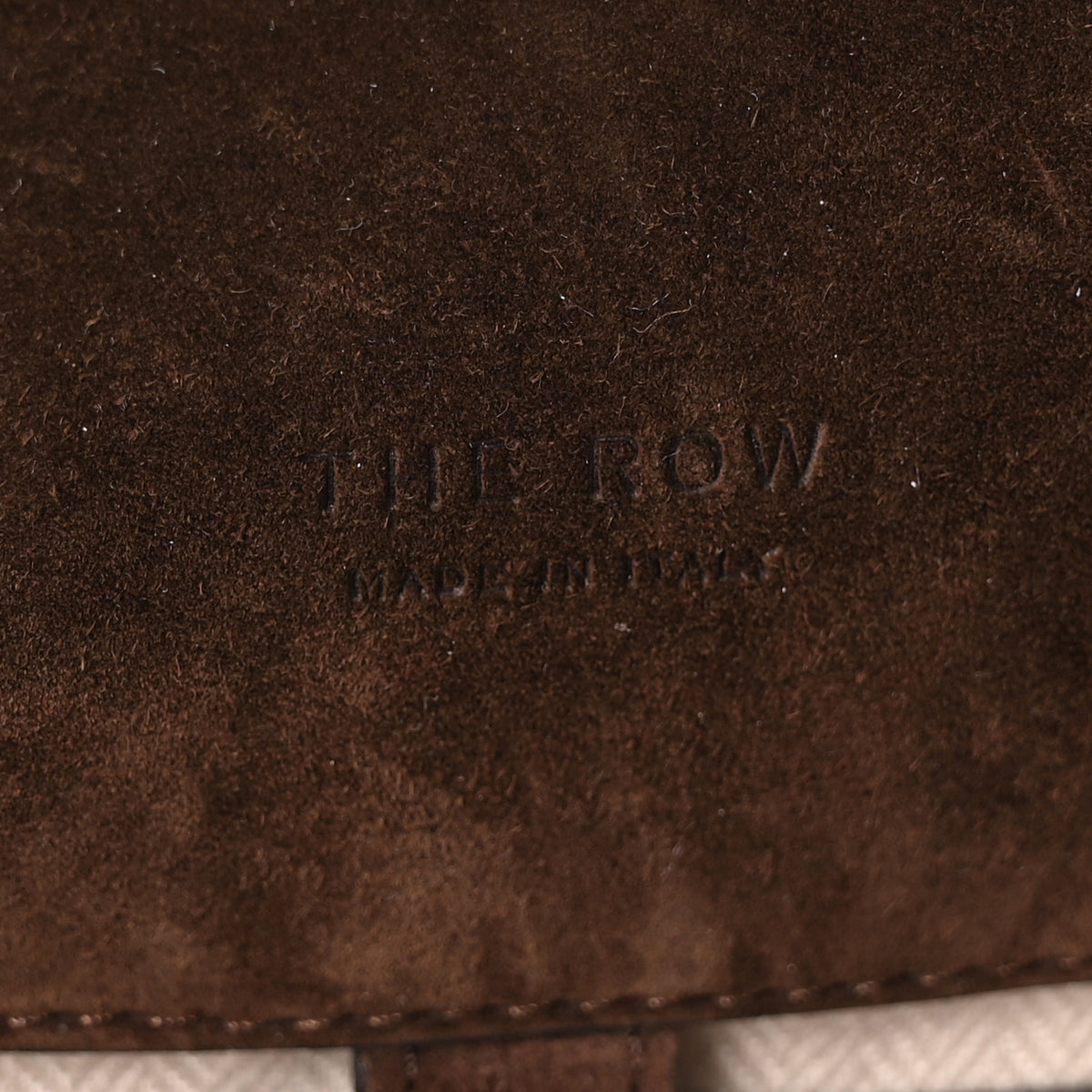 The Row Suede Soft Margaux 15 Mocha 6 of 9