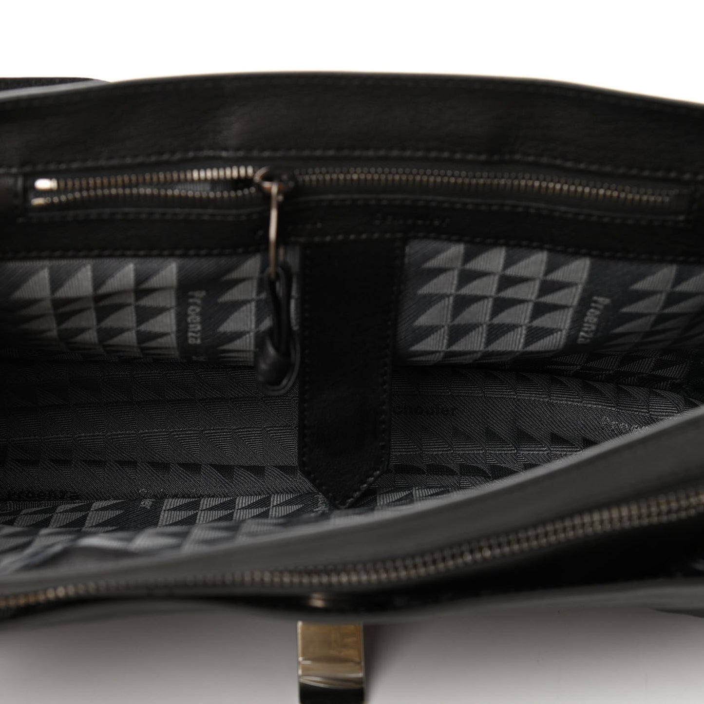 Lambskin Tiny Fringe Lux PS1 Satchel Black