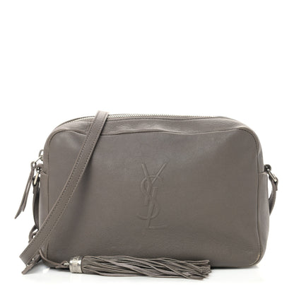 Saint Laurent Lambskin Monogram Small Lou Camera Bag Asphalt 1 of 17