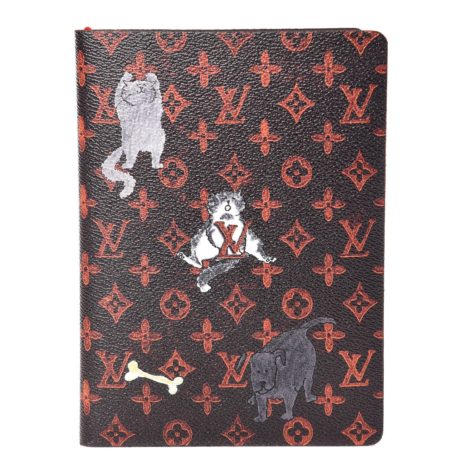 Louis Vuitton Catogram Clemence Notebook MM Marron 1 of 6