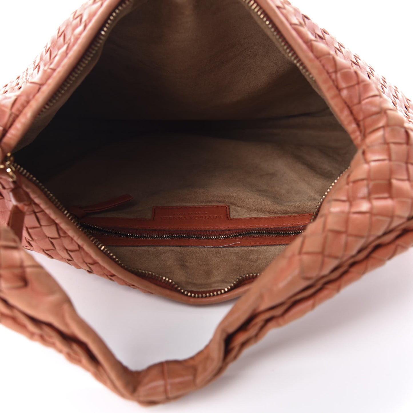 Nappa Intrecciato Medium Veneta Hobo Pompei