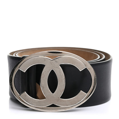 Chanel Calfskin CC Belt 90 36 Black 1 of 8