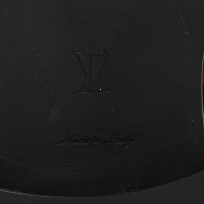 Louis Vuitton Calfskin Monogram Wonderland Flat Ranger Boots 38 Black 8 of 8