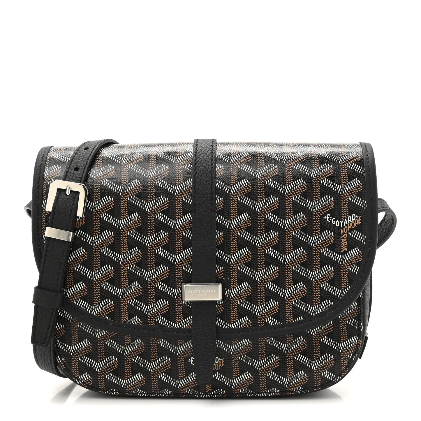 Goyardine Belvedere II PM Messenger Bag Black
