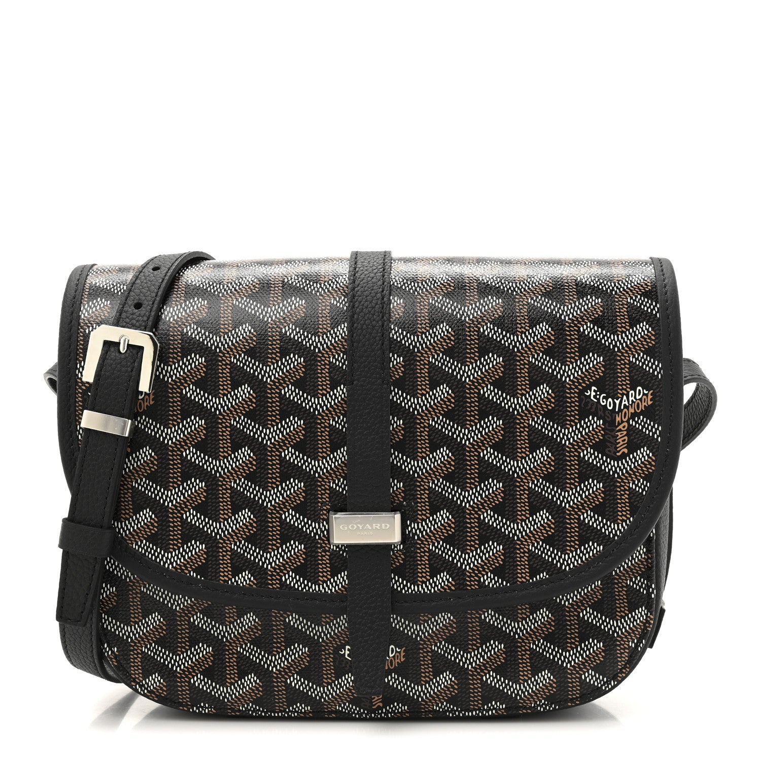 Goyard Goyardine Belvedere II PM Messenger Bag Black 1 of 9