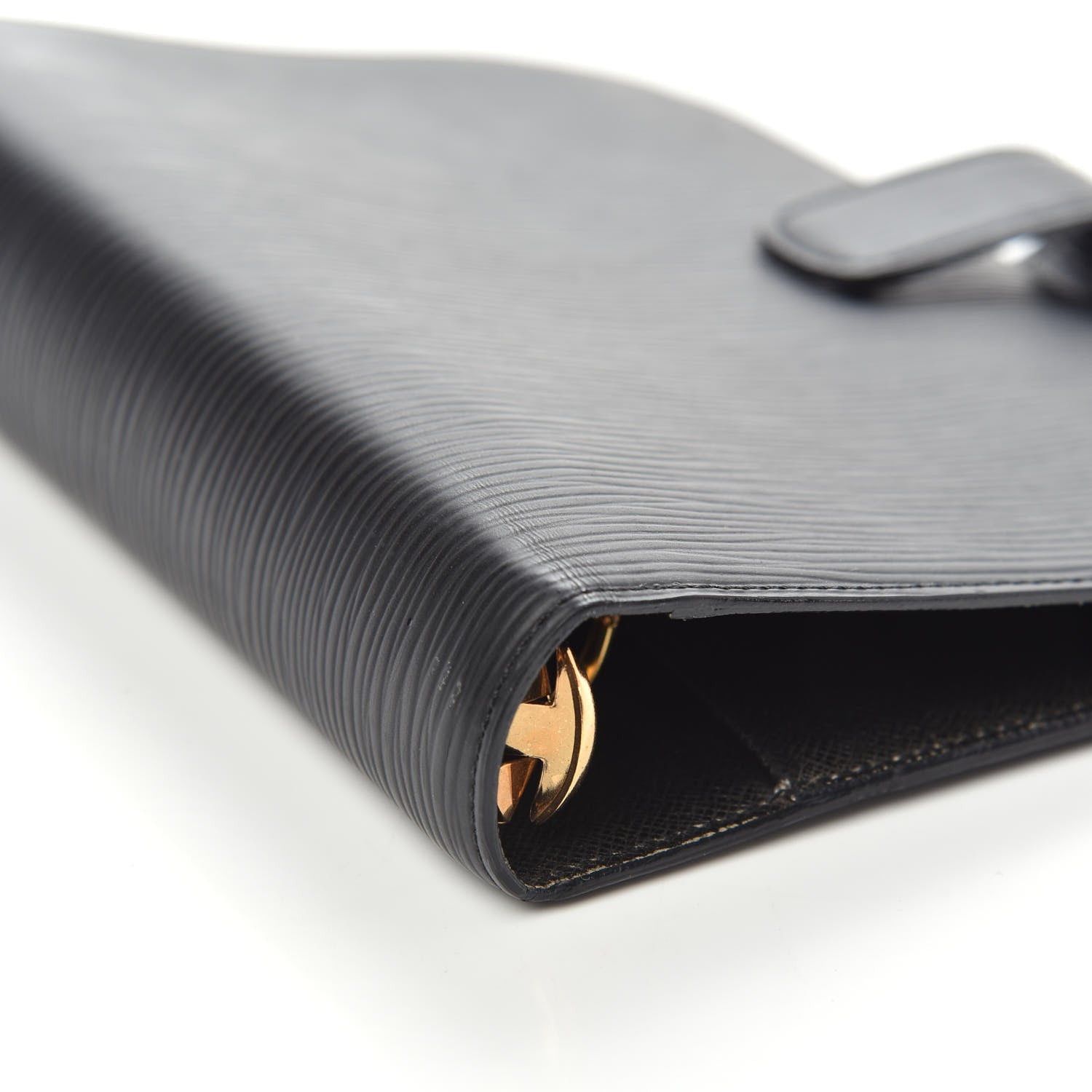 Louis Vuitton Epi Medium Ring Agenda Black 6 of 9