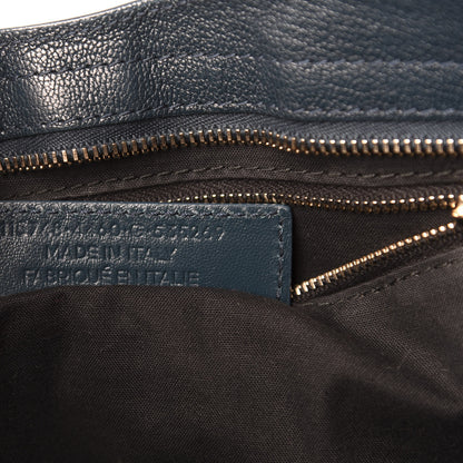 Balenciaga Chevre Gold Metallic Edge Hardware City Bleu Paon 10 of 12