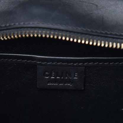 Celine Felt Smooth Calfskin Nano Tri-Color Luggage Indigo Black Brown 7 of 12