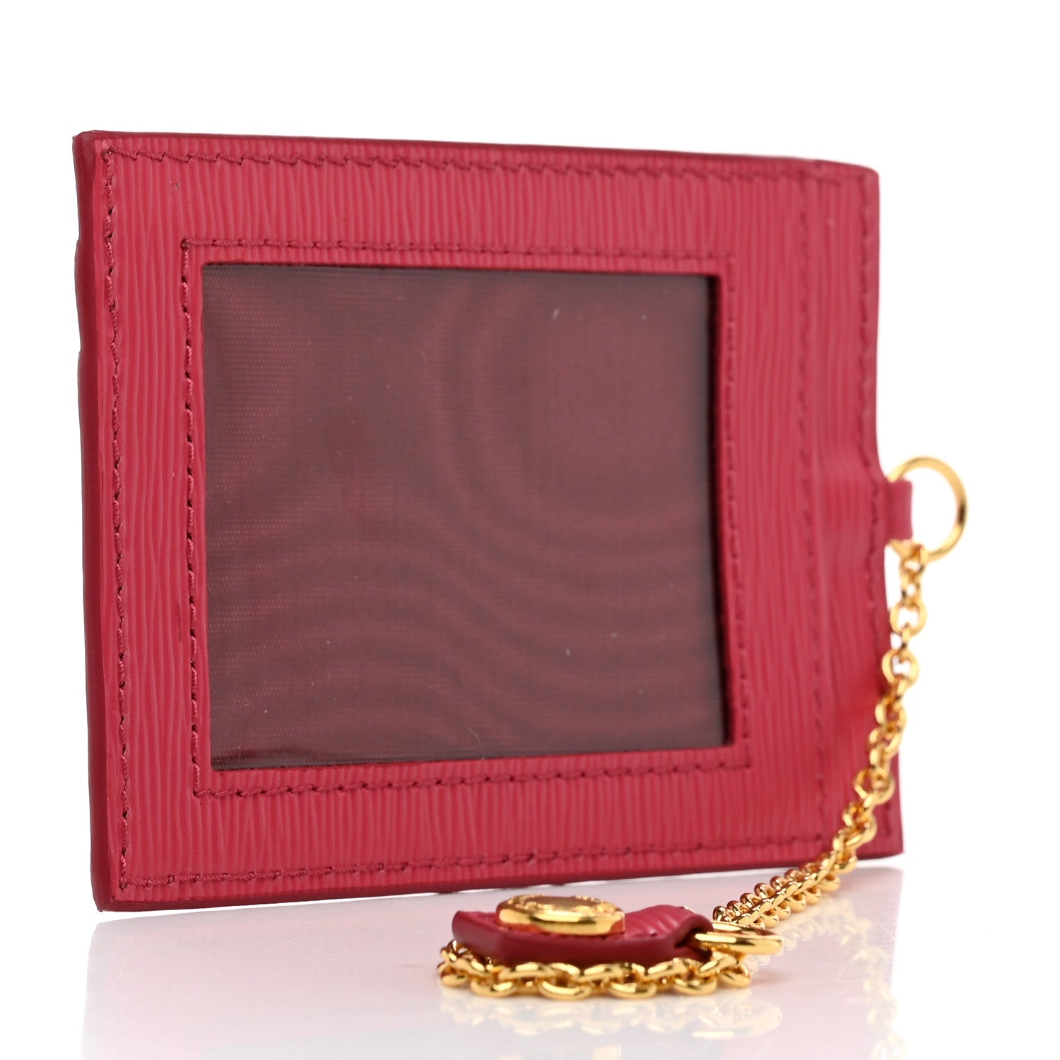 Prada Vitello Move Bi-Color Continental Flap Travel Wallet Petalo Peonia 7 of 12