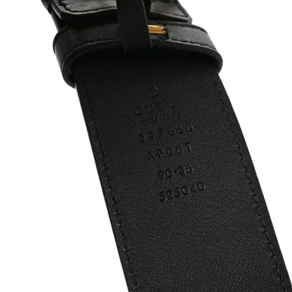 Gucci Calfskin Double G 40mm Belt 90 36 Black 3 of 4