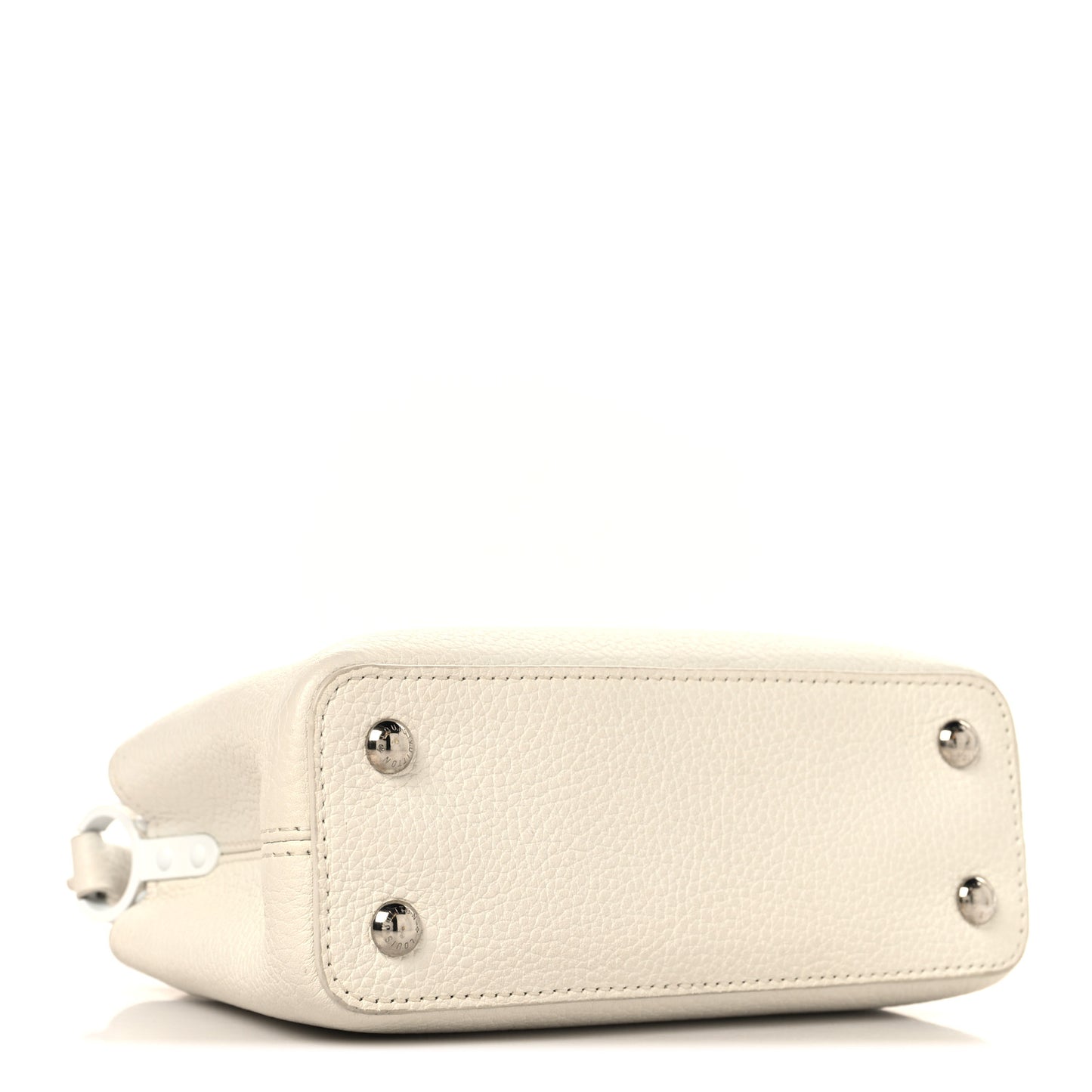 Taurillon Mini Capucines Monochrome  White