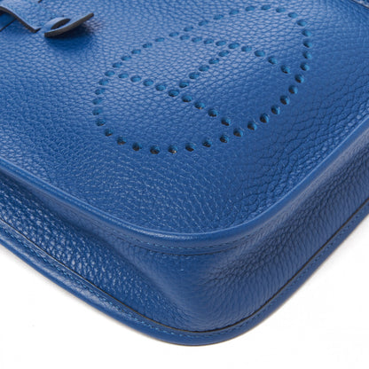 Hermes Taurillon Clemence Evelyne TPM Deep Blue 5 of 8