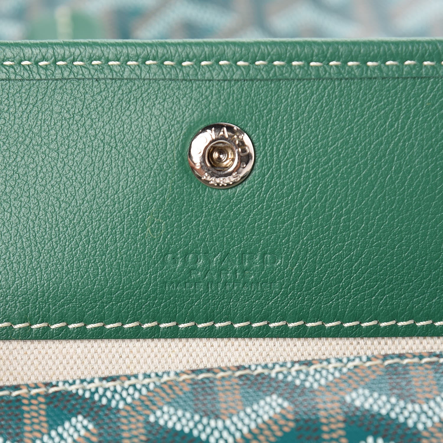Goyard Goyardine Saint Louis GM Green 7 of 11