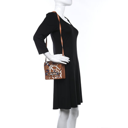 Hermes Swift Printed Eperon d'Or Mini Sac Roulis Gold White Bleu Encre 2 of 9