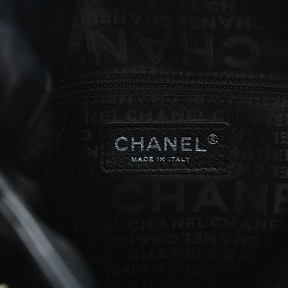 Chanel Lambskin Stitched Small Ultimate Soft Tote Black 6 of 7