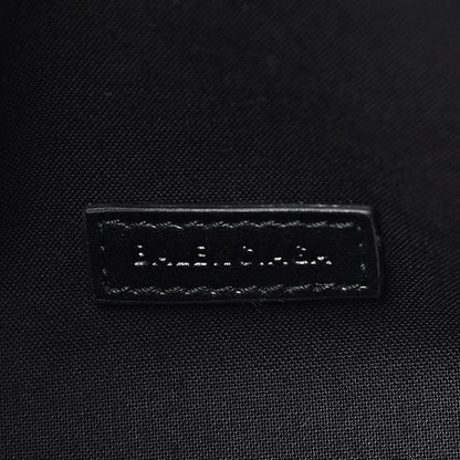 Balenciaga Nylon Crest Logo Embroidered Explorer Beltpack Black 7 of 11