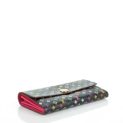 Louis Vuitton Monogram Multicolor Sarah Wallet Black Grenade 4 of 8