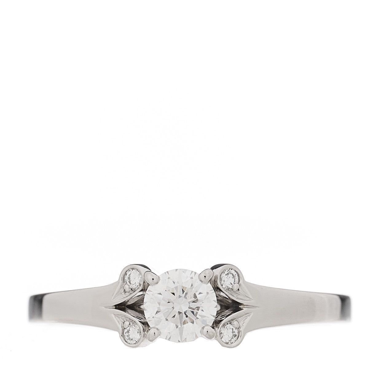 Platinum Diamond .31ct Ballerine Engagement Ring 52 6