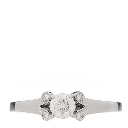 Cartier Platinum Diamond .31ct Ballerine Engagement Ring 52 6 1 of 5