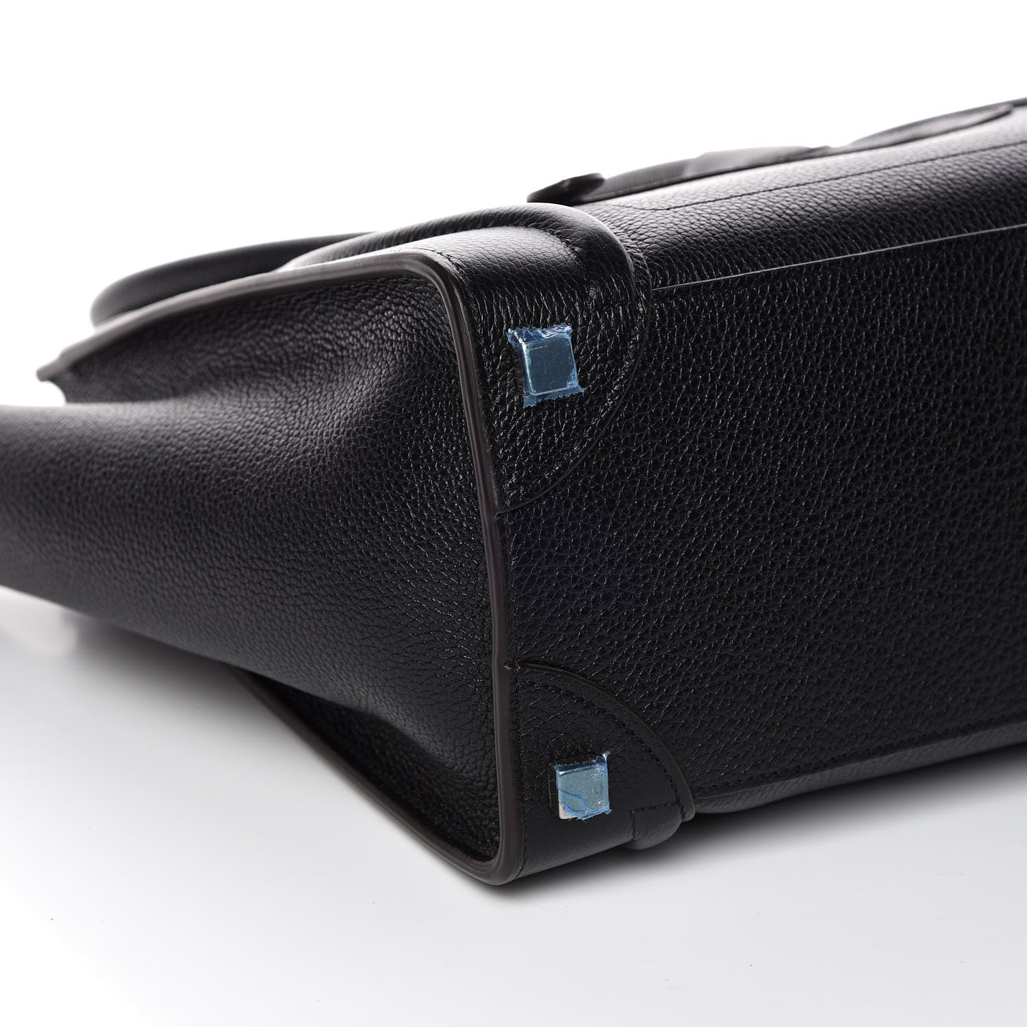 Celine Drummed Calfskin Micro Luggage Black 5 of 8