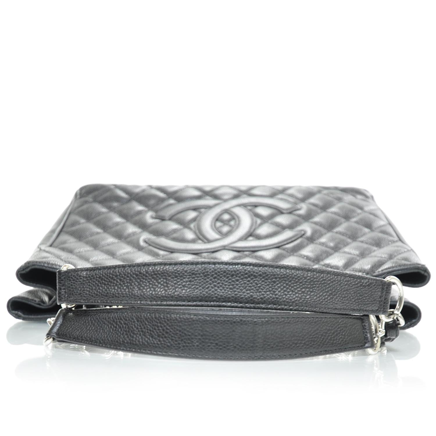 Chanel Caviar Grand Shopping Tote GST Black 5 of 8