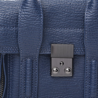 3.1 Phillip Lim 3.1 Textured Calfskin Mini Pashli Satchel Lapis Black 11 of 11