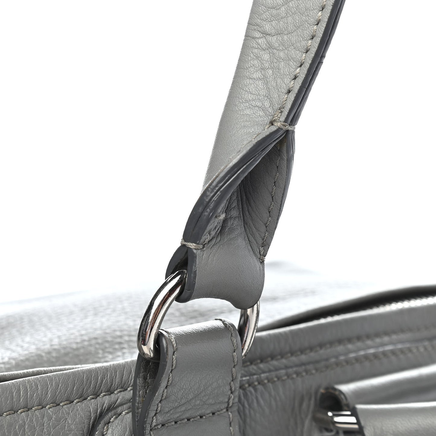 Calfskin Pandora Backpack Pearl Grey