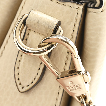 Gucci Dollar Calfskin Interlocking G Crossbody Bag Mystic White 11 of 13