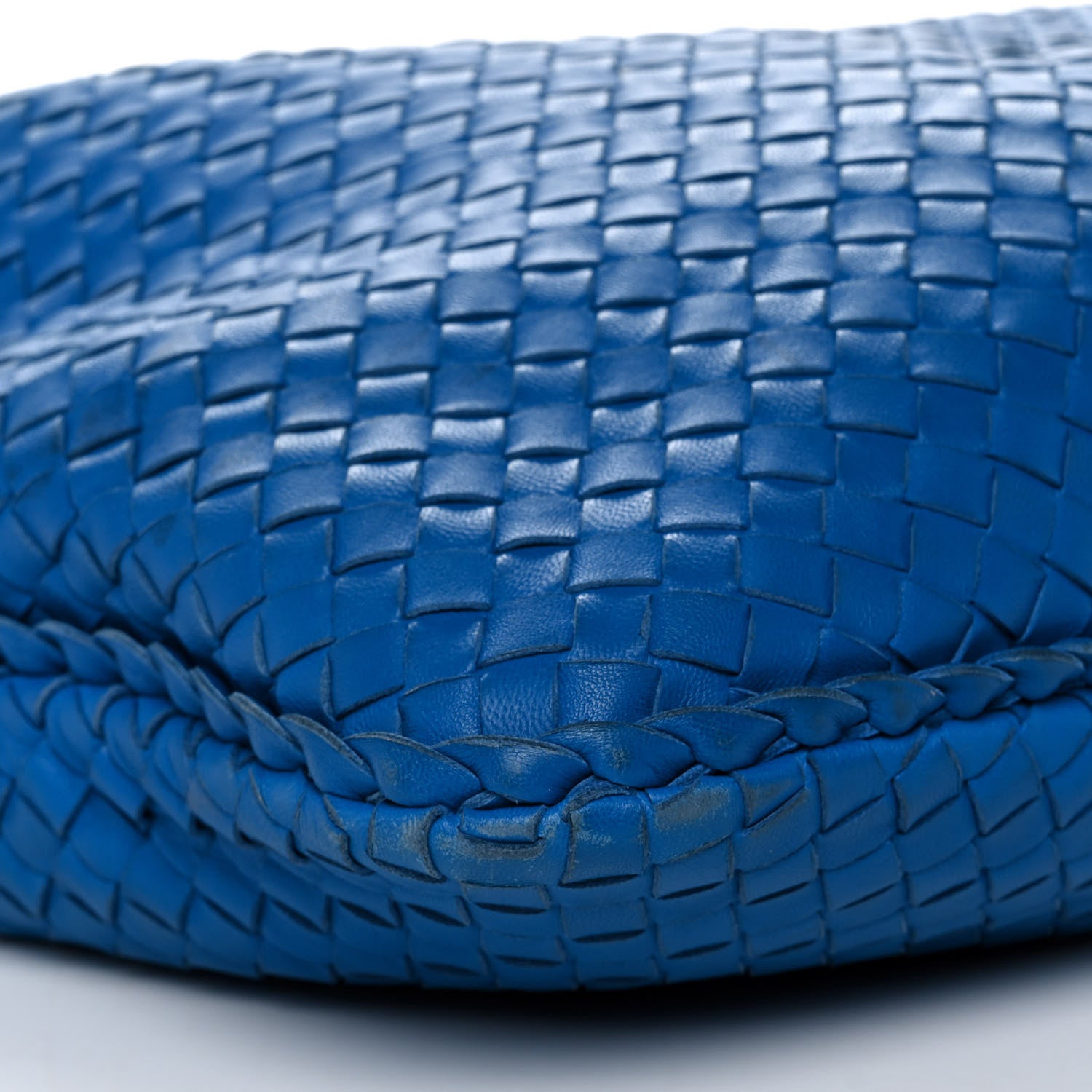 Bottega Veneta Nappa Intrecciato Large Veneta Hobo Signal Blue 7 of 14