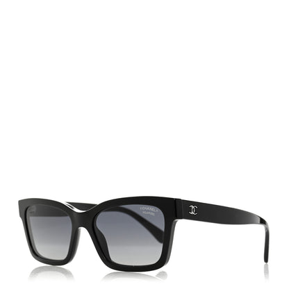 Chanel Acetate Polarized Square Sunglasses 5417 Black 1 of 11