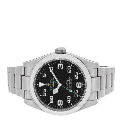 Rolex Stainless Steel 40mm Air-King Oyster Perpetual Watch Black 116900 2 of 4