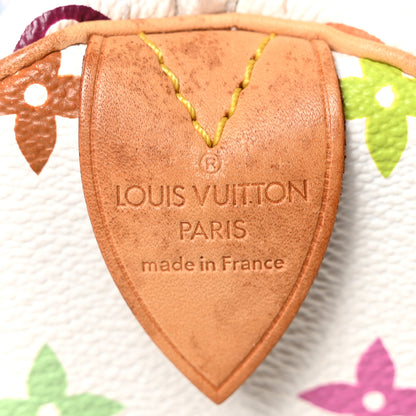 Louis Vuitton Monogram Multicolor Speedy 30 White 6 of 9