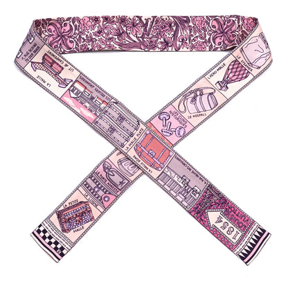 Louis Vuitton Silk Jeu De Louis BB Bandeau Pink 2 of 6