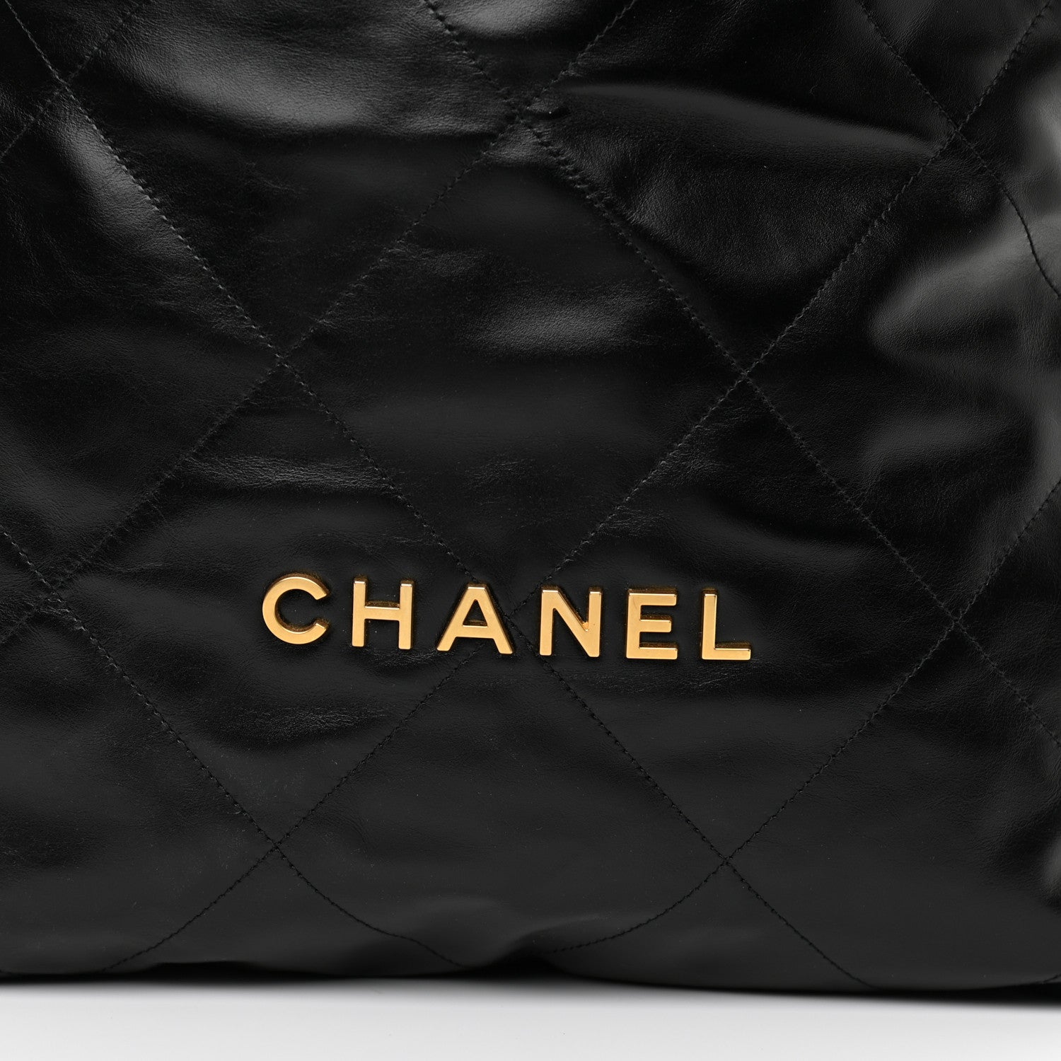 Chanel Shiny Calfskin Quilted Chanel 22 Backpack Black 8 of 10