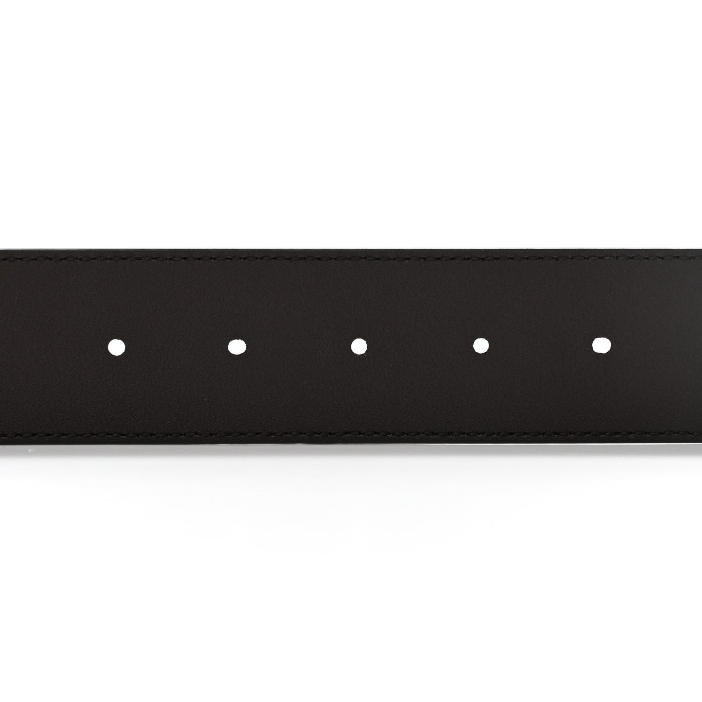 Moon Calfskin Double G 40mm Belt 95 38 Dark Cocoa