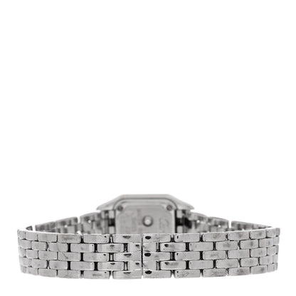 Cartier 18K White Gold Diamond Bezel 17mm Double Row Panthere Quartz Watch 3 of 5