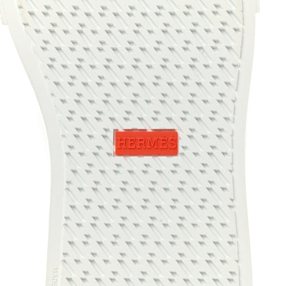 Hermes Calfskin Day Sneakers 37.5 White 7 of 11